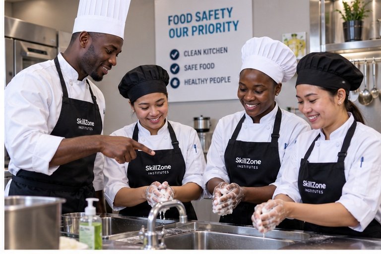 Food safety and professional kitchen hygiene training