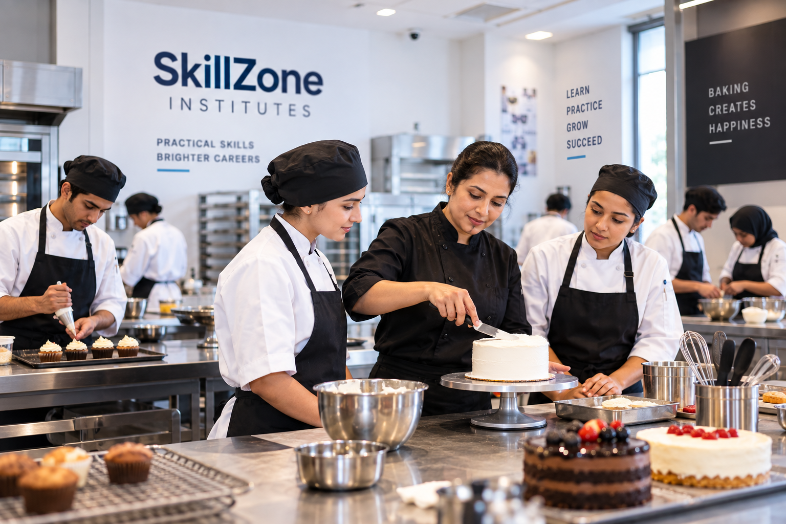Professional baking classes and practical training Dubai