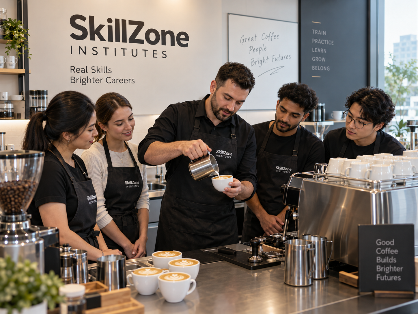 Barista training SkillZone Dubai
