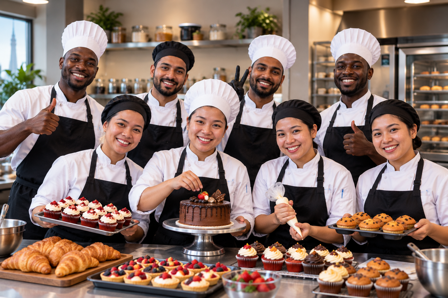 Baking training at SkillZone Institute Dubai